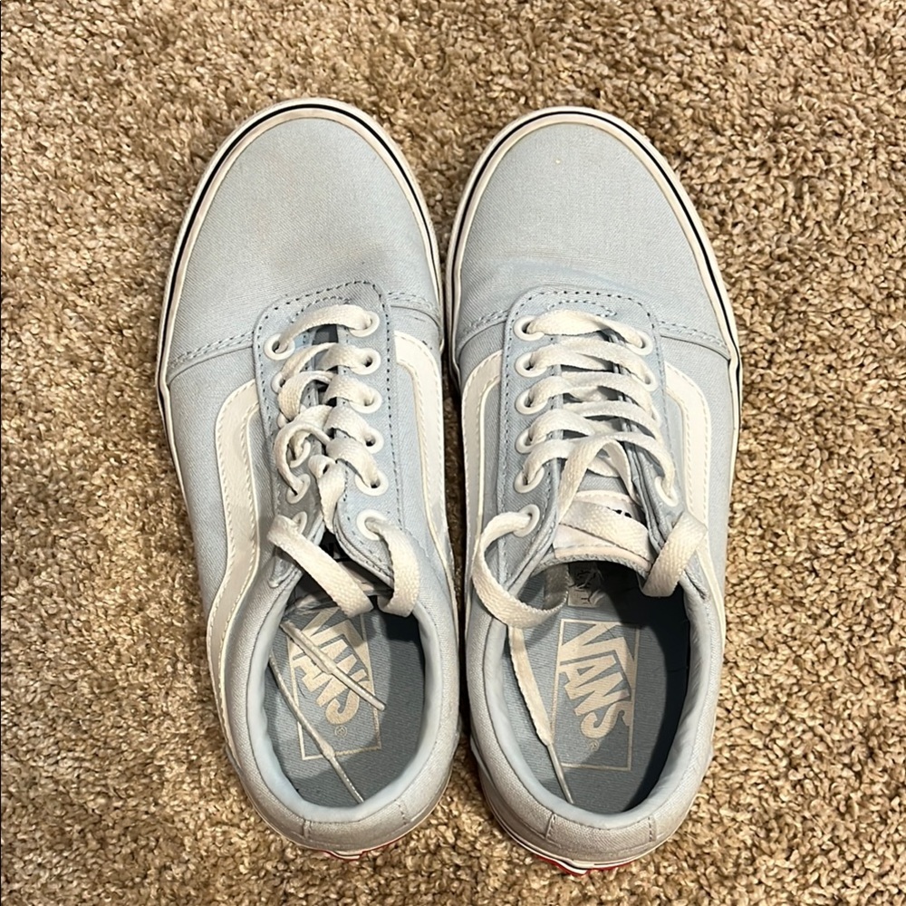 Vans Light Blue Sneakers Classic Low-Top Design